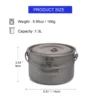 Casserole en titane camping