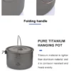 Casserole en titane camping