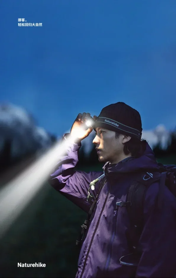 Lampe frontale rechargeable USB Naturehike