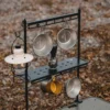 Support de table de camping pour ustensiles de cuisine