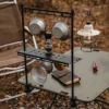 Support de table de camping pour ustensiles de cuisine