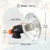 Chauffage de camping portable en acier inoxydable Widesea