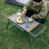 Table de camping pliante multifonctions en aluminium BLACKDEER