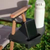 Porte-gobelet pour chaise pliante avec support smartphone