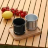 Tasse de camping en alliage d'aluminium