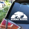 Autocollant Camping car Hakuna Matata voiture