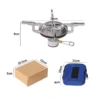 Réchaud à gaz de camping + pochette de rangement