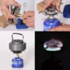 Réchaud à gaz de camping + pochette de rangement