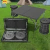 Ensemble table et chaises d'extérieur portables pliables pour le camping