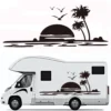 kf-S79ec4f0e885e4103865355aedb49dcc9C Grand autocollant de camping car Plage coucher de soleil