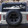 Autocollant camping-car Montagne