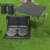 Ensemble table et chaises d'extérieur portables pliables pour le camping
