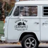 Autocollant Van Camping
