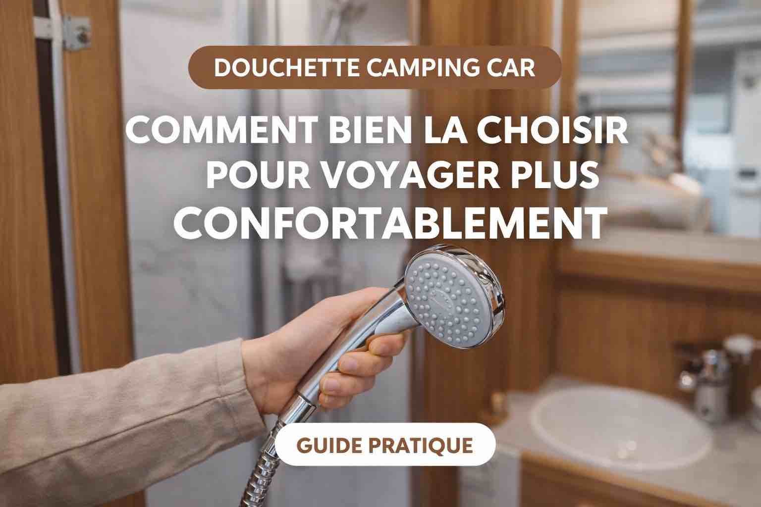 Douchette camping car - comment bien la choisir pour voyager plus confortablement