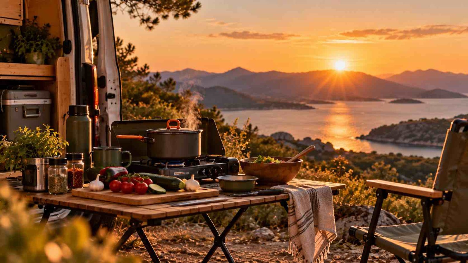 Cuisine nomade en camping