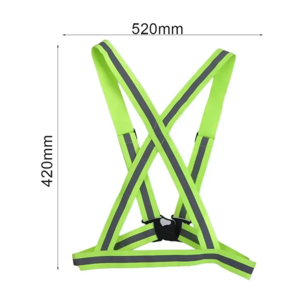 kf-Heeb555c5266f40d08050baa4457a8c6b3 Gilet réfléchissant running et vélo – Harnais réglable haute visibilité