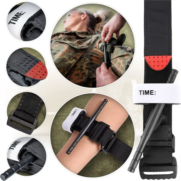 kf-S278ee70b65f84feea6a09b5c5d80d2bfY Porte-garrot tactique MOLLE avec ciseaux – Kit 3 pièces
