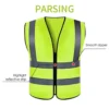 Gilet de sécurité réfléchissant haute visibilité – Jaune ou orange