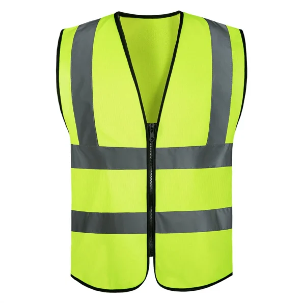 Gilet de sécurité réfléchissant haute visibilité – Jaune ou orange