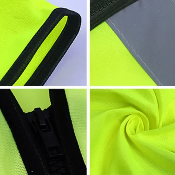 Gilet de sécurité réfléchissant haute visibilité – Jaune ou orange