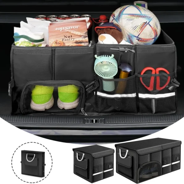 Organisateur Coffre de Voiture Pliable – 28L ou 55L