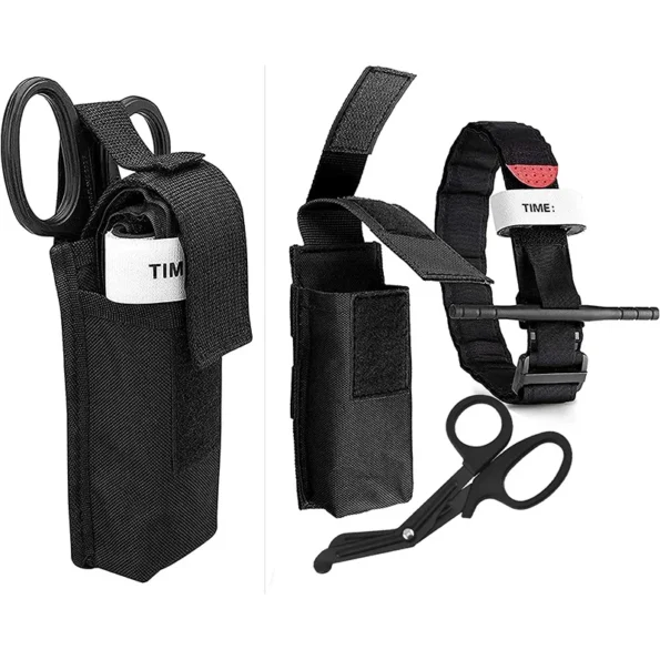 kf-S79398fc22e484b4cb5d69c19d5261d73e Porte-garrot tactique MOLLE avec ciseaux – Kit 3 pièces