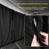 Rideau occultant pour voiture – Séparation intimité et camping