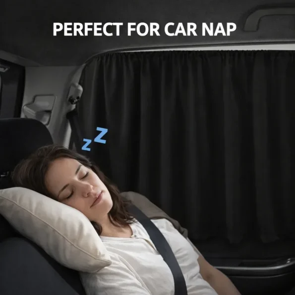 Rideau occultant pour voiture – Séparation intimité et camping