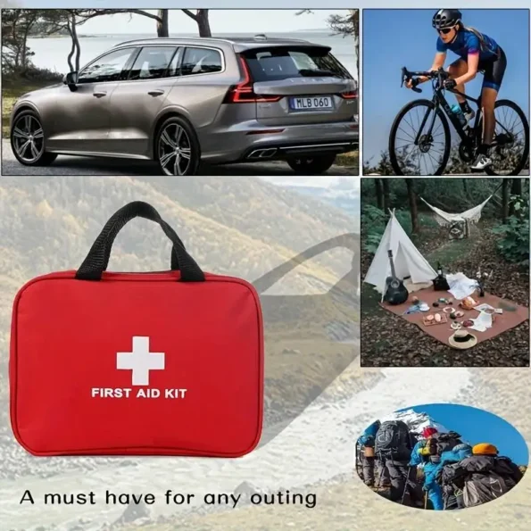 Trousse de premiers secours randonnée et camping – 184 pièces