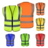 Gilet de sécurité réfléchissant haute visibilité – Jaune ou orange