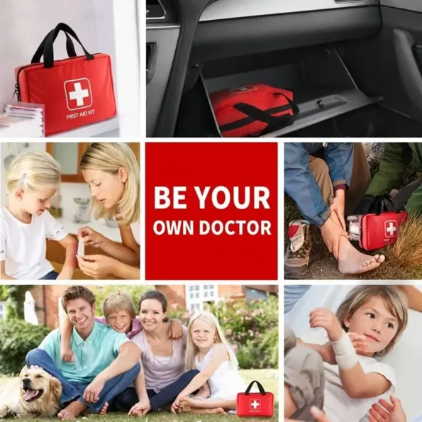 Trousse de premiers secours randonnée et camping – 184 pièces