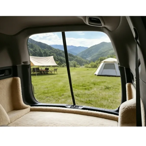 Moustiquaire de coffre de voiture – Filet anti-insectes pour camping